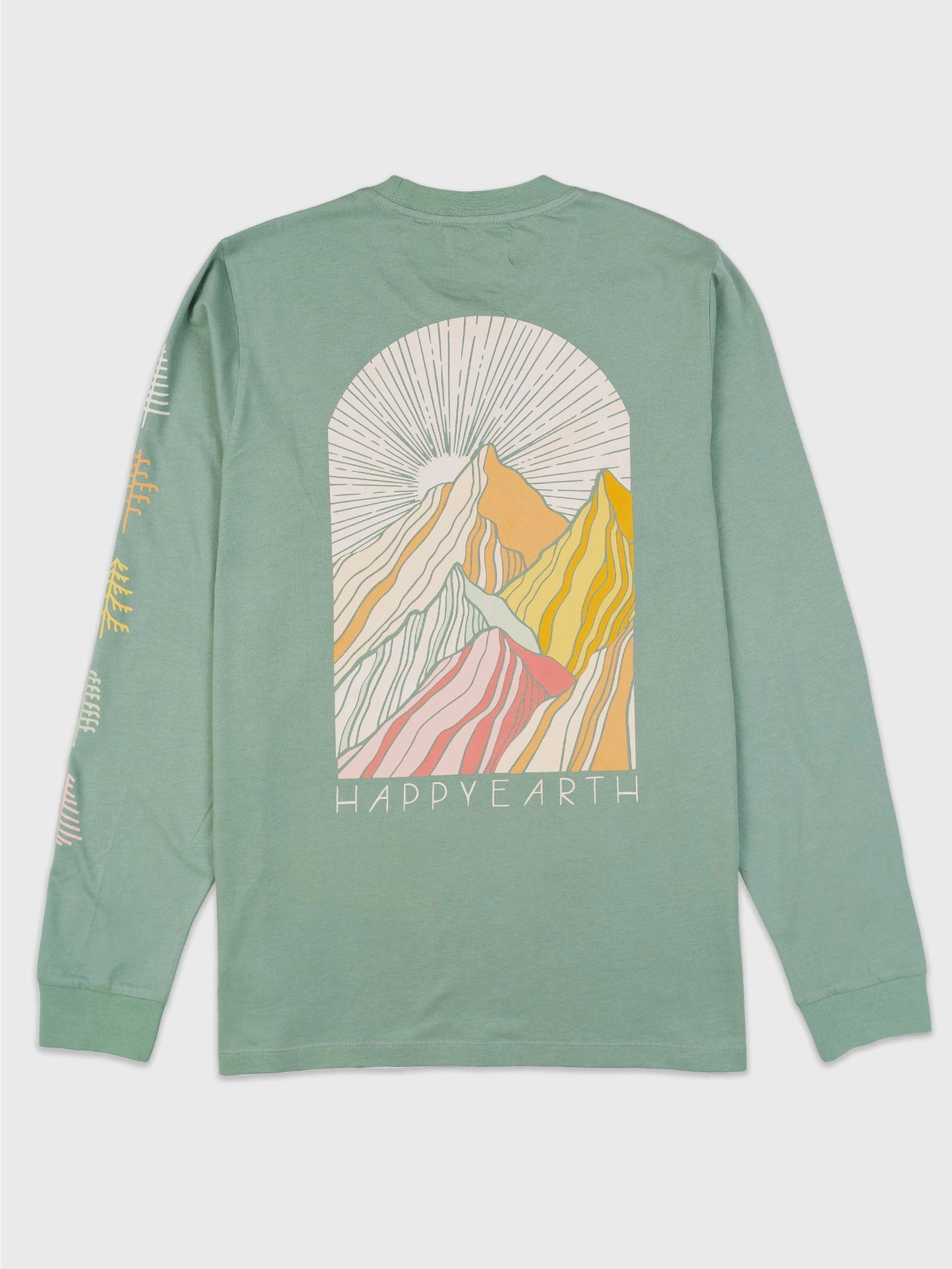 Colorful Mountains LS Tee