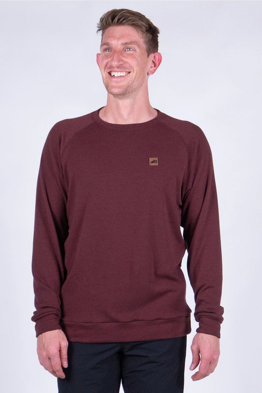 Powell Fleece Crew Burgundy