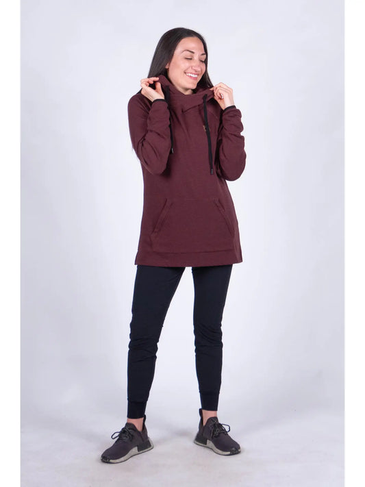 Womens Torreys Hood Burgundy