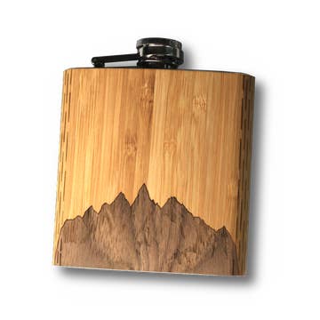 Wood Mtn Flask 6oz