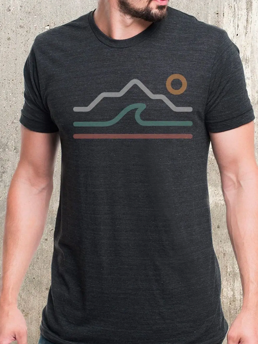 Mountain Waves Desert Tee