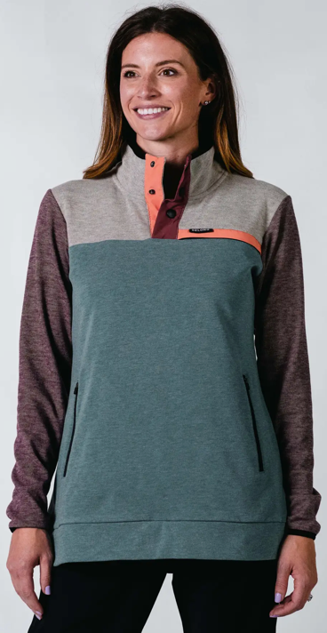 Womens Powell Fleece Aqua