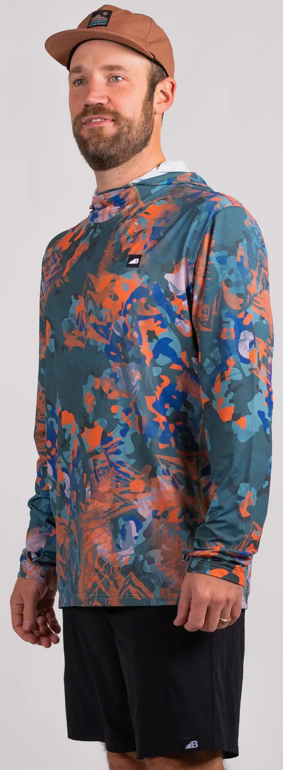 Tek Hood Woodland Splash Orange