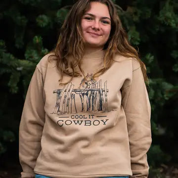 Cool It Cowboy Crewneck