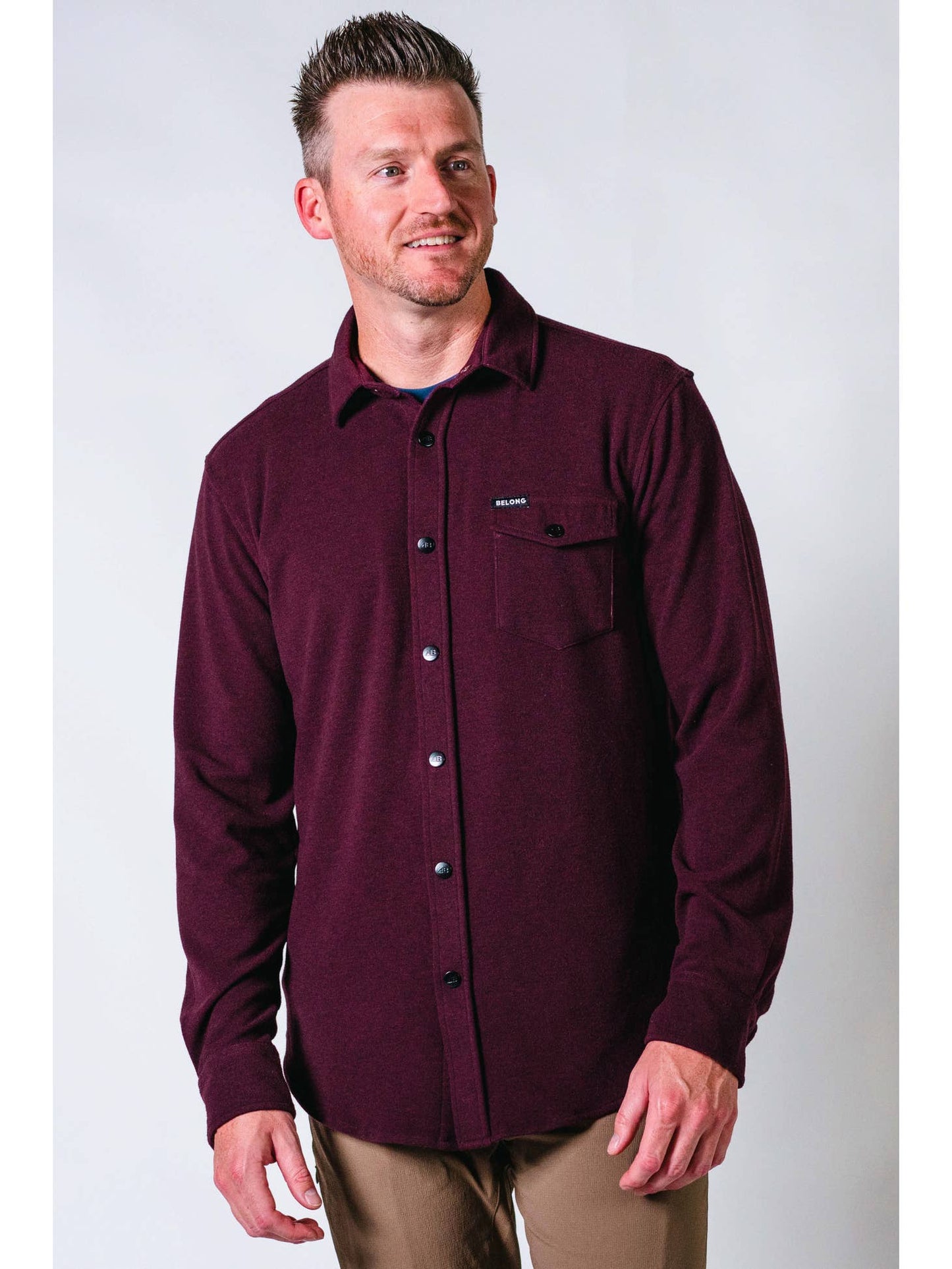 Sherman Fleece Maroon