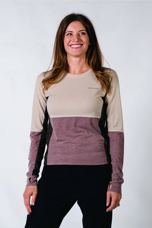 Womens Dyer Tek Long Sleeve Sand Flume