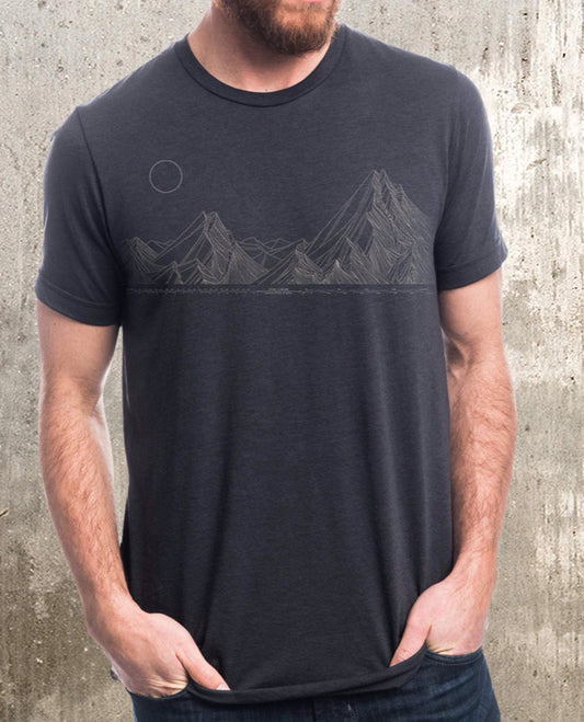 Mountain Range Mapping Tee