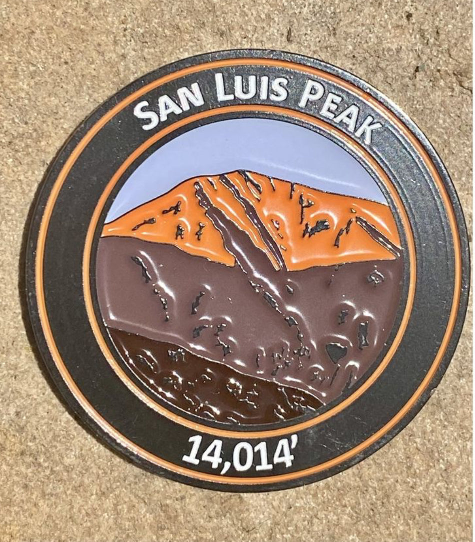 14er Challenge Coins